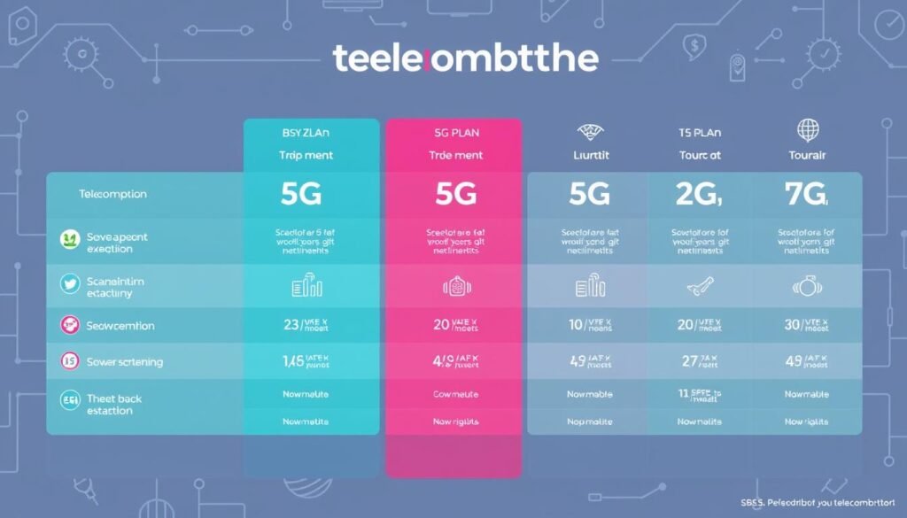 5G 計畫比較