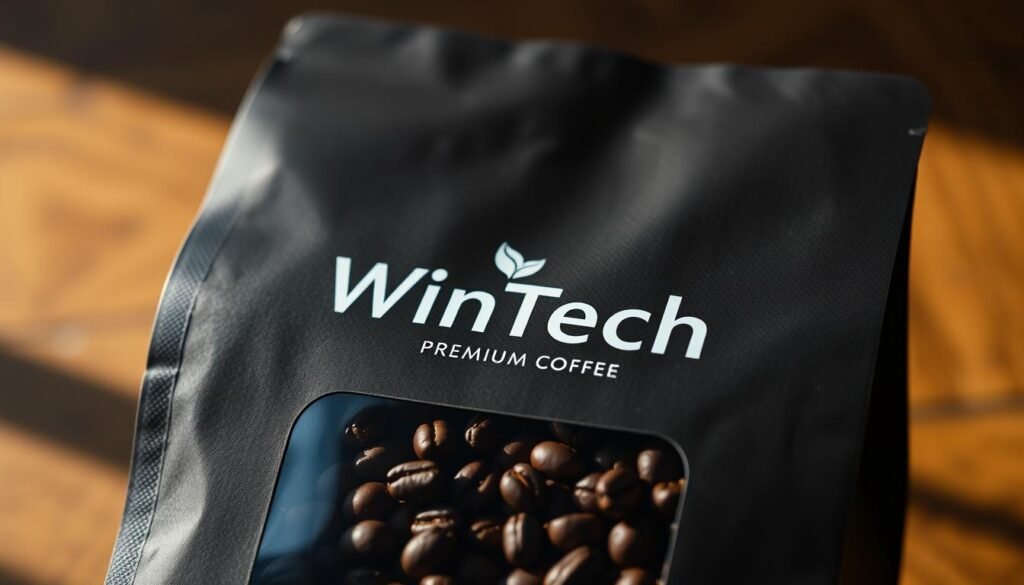 packaging of coffee beans